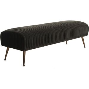 Safavieh Salome Velvet Bench With Antique Brass Legs Grey NoSize