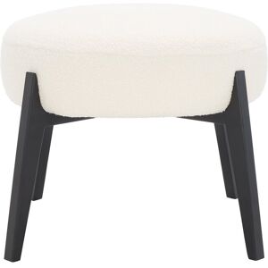 Safavieh Couture Emilynn Scandinavian Ottoman Ivory NoSize