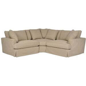 Armen Living Ciara Upholstered 3pc Sectional Sofa Brown NoSize