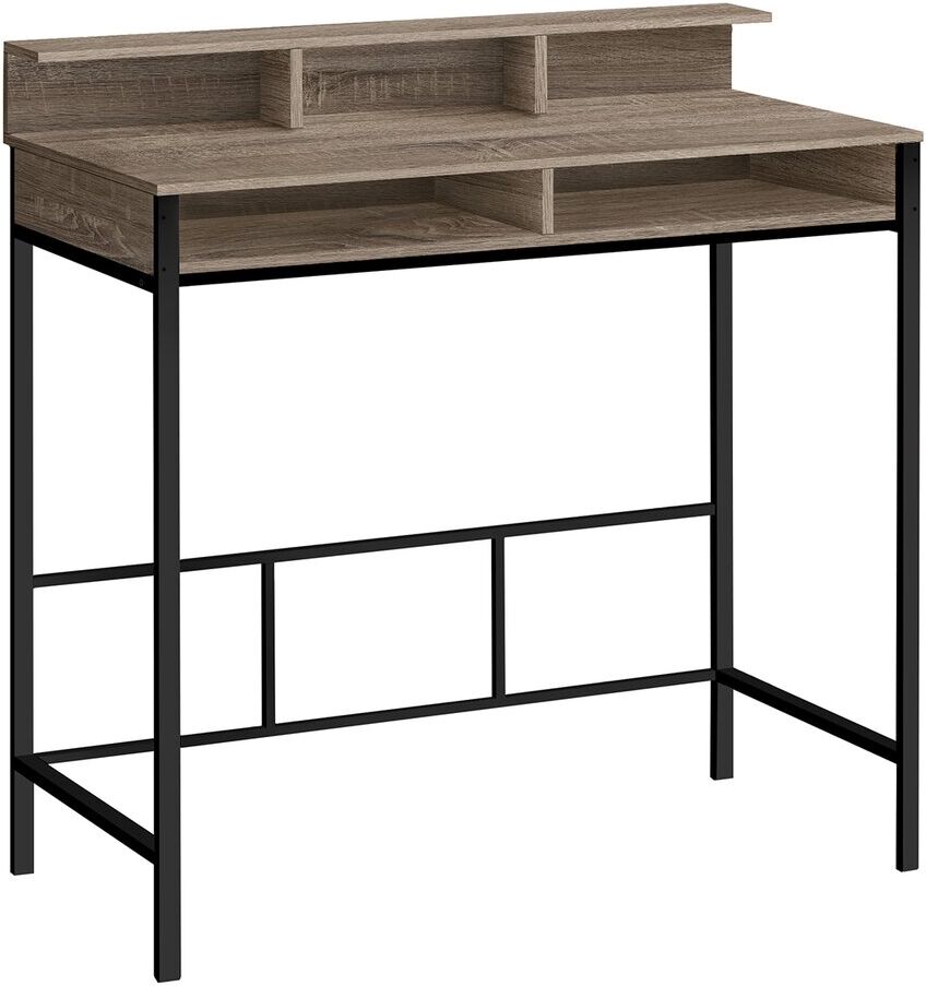 Monarch Specialties Standing-Height Computer Desk Taupe NoSize