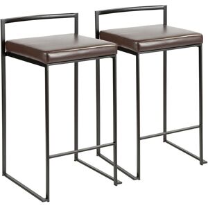 Lumisource Set of 2 Fuji Counter Stools NoColor NoSize