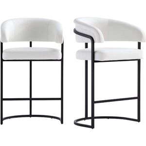Manhattan Comfort Set of 2 Augusta Counter Stools NoColor NoSize