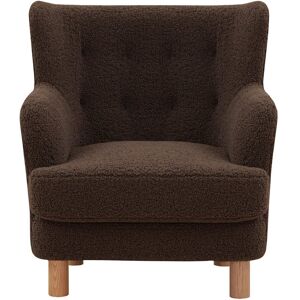 Safavieh Couture Rainier Wingback Accent Chair Brown NoSize
