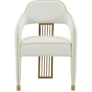 TOV Furniture Corralis Linen Dining Chair Cream NoSize