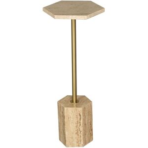 LR Home Mazzini Modern Marble Top & Base Drink Table NoColor NoSize