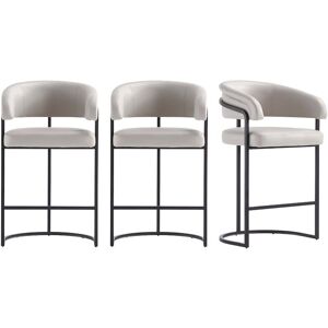 Manhattan Comfort Set of 3 Augusta Counter Stools NoColor NoSize