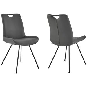 Armen Living Coronado Contemporary Dining Chair Grey NoSize