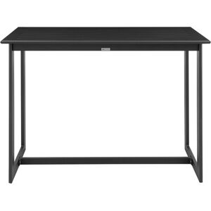 Armen Living Cayman Outdoor Patio Bar Height Dining Table Black NoSize