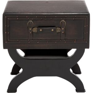 Peyton Lane Leather End Table NoColor NoSize