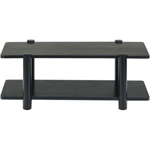 Safavieh Couture Edisyn 2-Shelf Wood Coffee Table Black NoSize