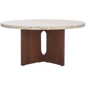 Safavieh Couture Shayna Travertine Coffee Table Brown NoSize