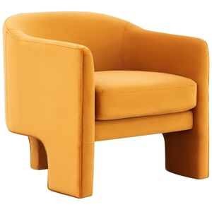 Safavieh Couture Londyn Velvet Accent Chair Pumpkin NoSize