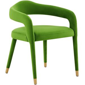 TOV Furniture Lucia Velvet Dining Chair Green NoSize