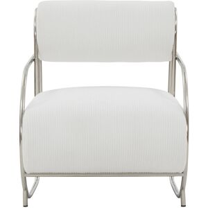 Safavieh Couture Bethann Metal Frame Accent Chair White NoSize