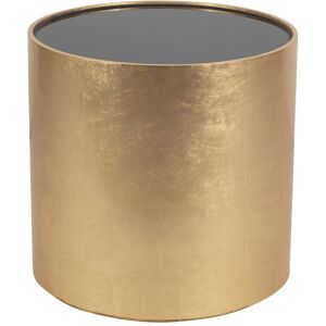 Sagebrook Home 24in Gold Black Glass Side Table Gold NoSize