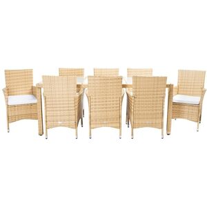 Safavieh Hailee Outdoor Natural Dining Set Natural NoSize