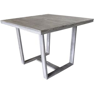 Courtyard Casual Bay Side Teak 5pc 39In Square Dining Set Brown NoSize