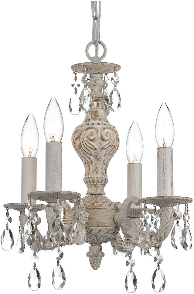 Crystorama 4-Light Paris Market Mini Chandelier Swarovski Strass Crystal NoColor NoSize