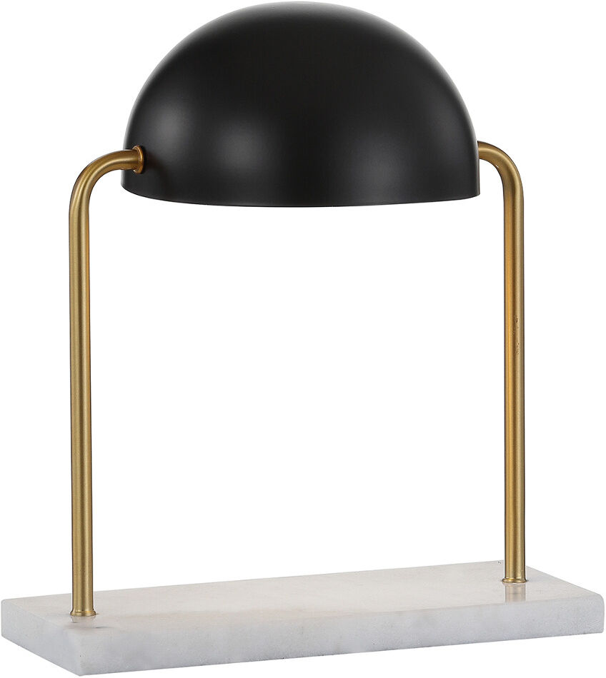 JONATHAN Y Porter 13.5in Art Deco Dome Lamp with Marble Base NoColor NoSize