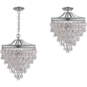 Crystorama Calypso 3-Light Mini Chandelier NoColor NoSize
