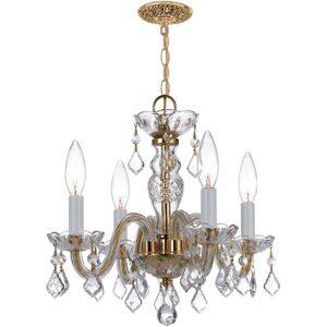 Crystorama 4-Light Traditional Crystal Mini Chandelier NoColor NoSize