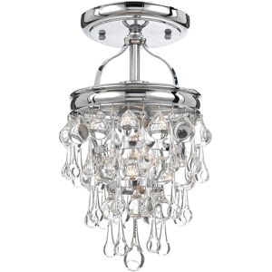 Crystorama 1-Light Calypso Semi Flush Mount NoColor NoSize