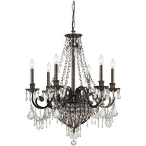Crystorama 6-Light Vanderbilt Chandelier Hand Cut Crystal NoColor NoSize