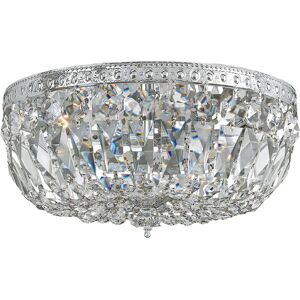 Crystorama 3-Light Flush Mount Hand Cut Crystal NoColor NoSize