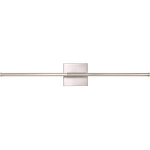 JONATHAN Y Mekena Dimmable LED Wall Sconce Nickel NoSize