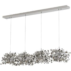 Bethel International 12-Light Stainless Steel Island Lighting NoColor NoSize