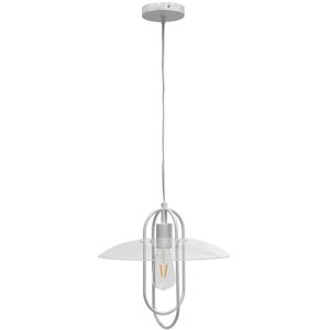 Lalia Home 1 Light Elongated Metal Pendant Light White NoSize