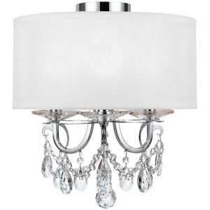 Crystorama Othello 3-Light Polished Chrome Ceiling Mount Metallic NoSize