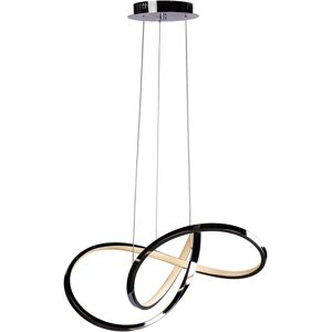 Finesse Decor Knotted LED Dimmable Chandelier Black NoSize