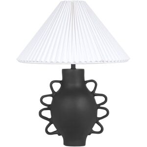 TOV Furniture Hazza Pleated Table Lamp Black NoSize