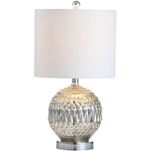 JONATHAN Y Krister 20.5in Glass Metal LED Table Lamp NoColor NoSize