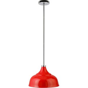 Abraham + Ivy Mackenzie Pendant With Metal Shade Red NoSize