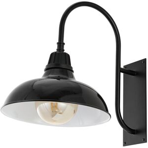 JONATHAN Y Stanley Farmhouse Industrial Indoor/Outdoor Sconce Black NoSize
