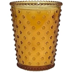 Simpatico Cedarwood Bonfire Hobnail Glass Candle Yellow NoSize