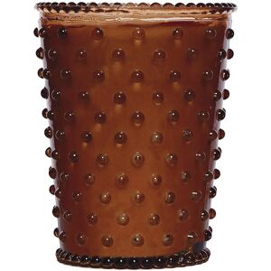 Simpatico Gingerbread Hobnail Glass Candle Brown NoSize