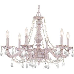 Crystorama 6-Light Paris Market Chandelier Swarovski Strass Crystal NoColor NoSize
