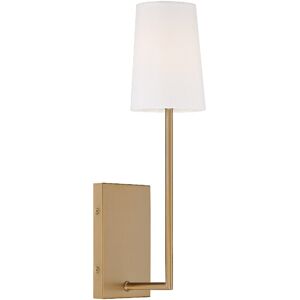 Crystorama Lena 1-Light Vibrant Gold Wall Mount Gold NoSize