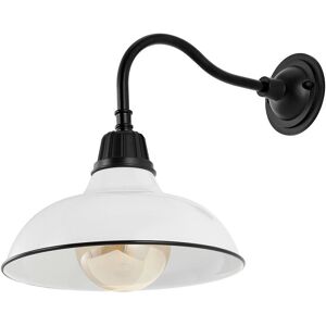 JONATHAN Y Aurora Farmhouse Industrial Indoor/Outdoor Sconce White NoSize