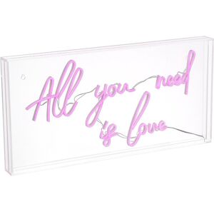 JONATHAN Y All You Need Is Love Contemporary Glam Acrylic Neon Lighting NoColor NoSize