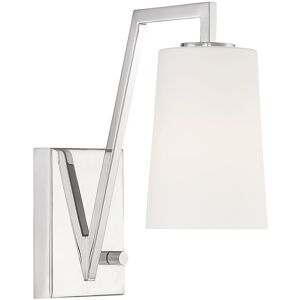 Crystorama Avon 1 Light Polished Nickel Wall Mount Nickel NoSize