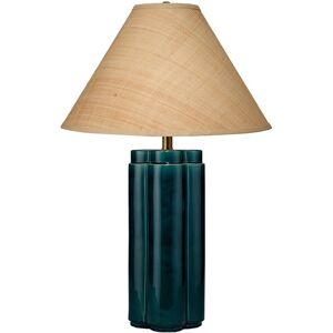 Jamie Young Co. Allister Ceramic Table Lamp with Raffia Shade NoColor NoSize