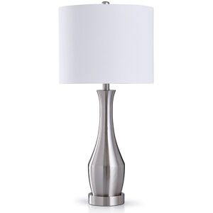 StyleCraft Steel Table Lamp Silver NoSize