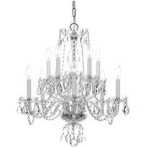 Crystorama 10-Light Traditional Crystal Chandelier Swarovski Spectra Crystal NoColor NoSize