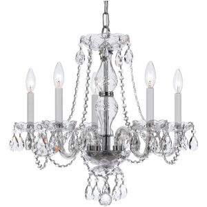 Crystorama 5-Light Traditional Crystal Chandelier Hand Cut Crystal NoColor NoSize
