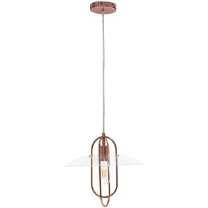 Lalia Home 1 Light Elongated Metal Pendant Light Rose NoSize