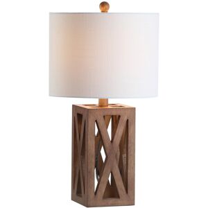 JONATHAN Y Stewart 21.5in Wood LED Table Lamp NoColor NoSize